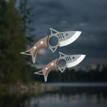 Custom 4 Pieces Knife Set With Shark Knives Pair Gift