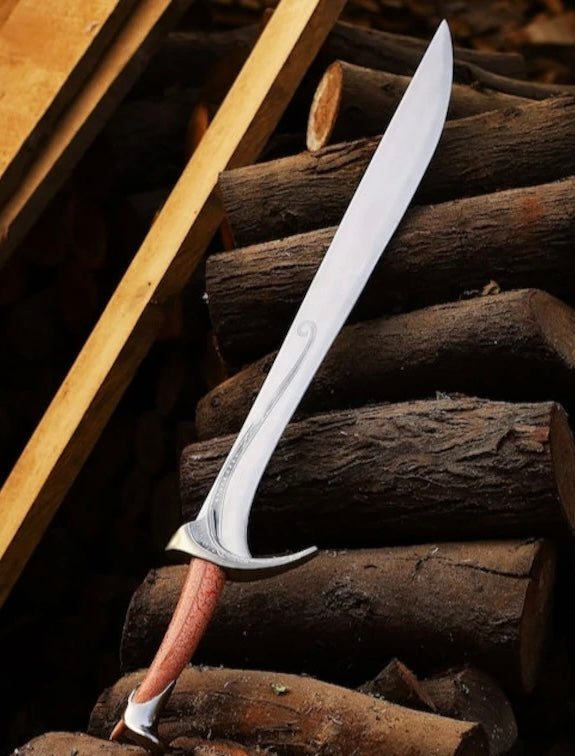 Custom Handmade Steel Sword Fantasy Sword With Wall Mount