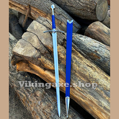 Custom Viking Sword - Monogram Sword With Scabbard