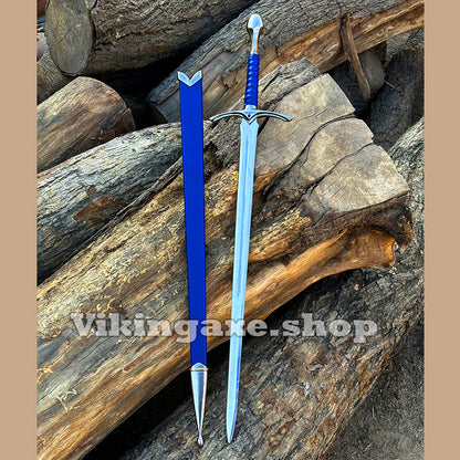 Custom Viking Sword - Monogram Sword With Scabbard