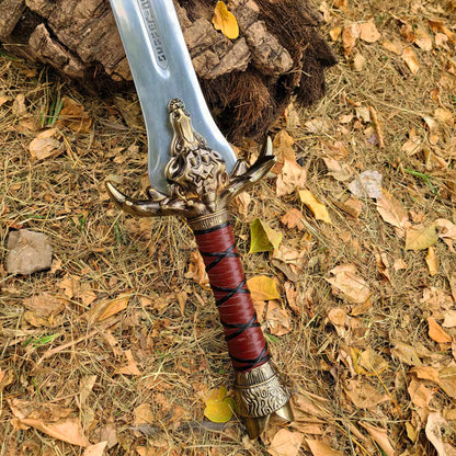 Atlantean Replica Sword Handmade Conan The Barbarian Father Sword With Sheath