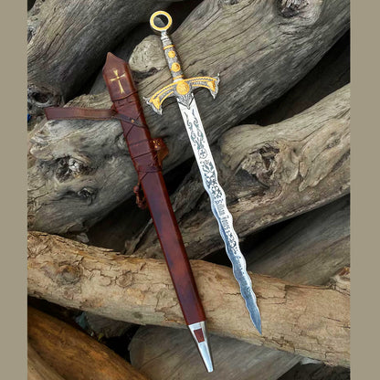 Once Upon a Time Movie Replica Sword Emma Swan Steel Sword With Scabbard